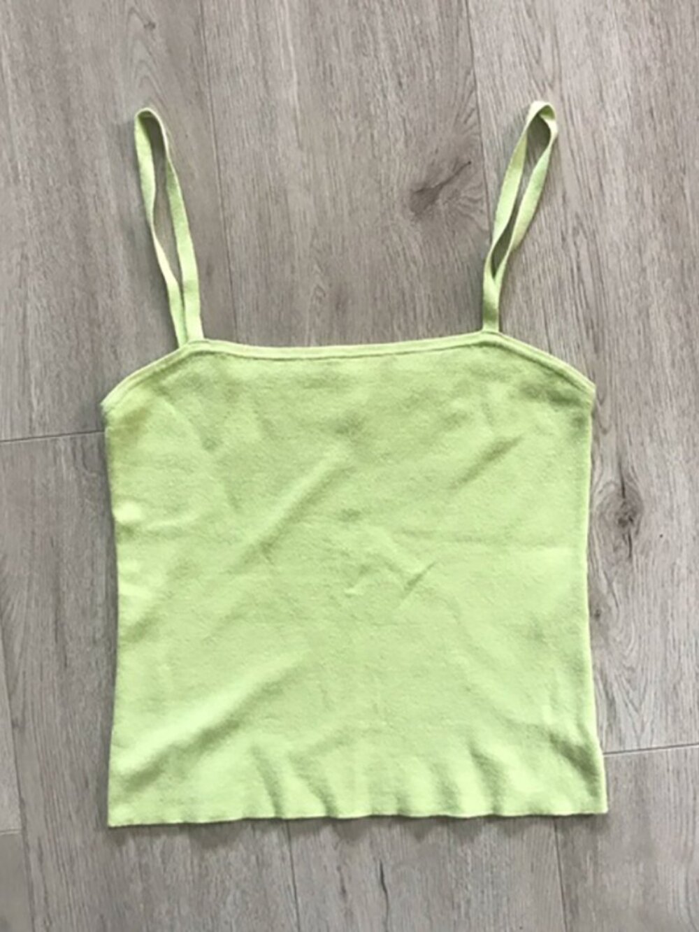 Oak + Fort Neon Knit Tank Top